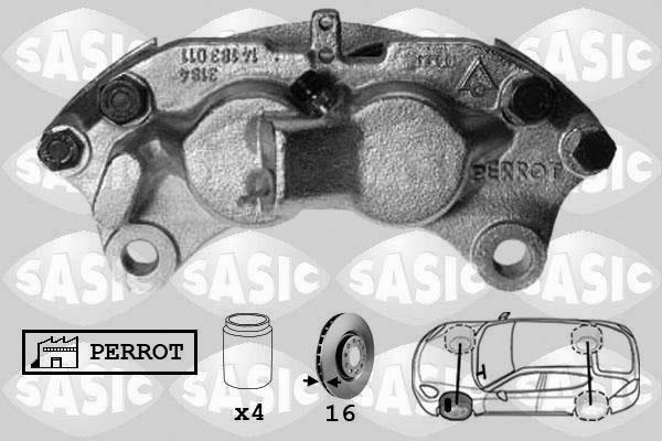 Sasic SCA6580 - Pinza freno autozon.pro