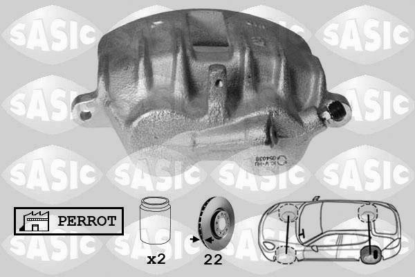 Sasic SCA6582 - Pinza freno autozon.pro