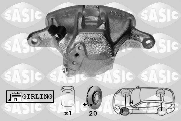 Sasic SCA6016 - Pinza freno autozon.pro