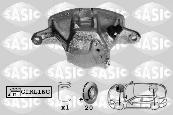 Sasic SCA6017 - Pinza freno autozon.pro