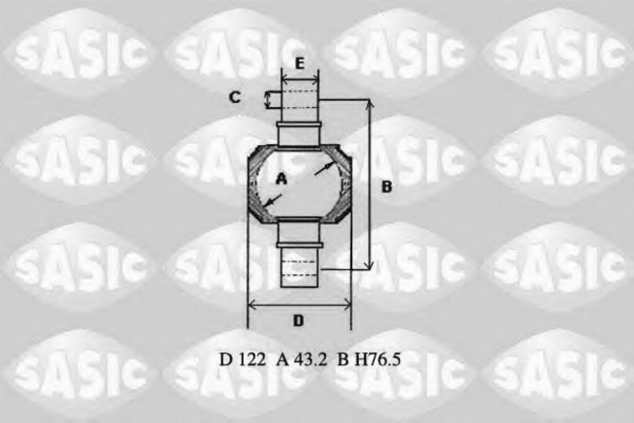 Sasic T774002 - Kit riparazione, Braccio oscillante autozon.pro