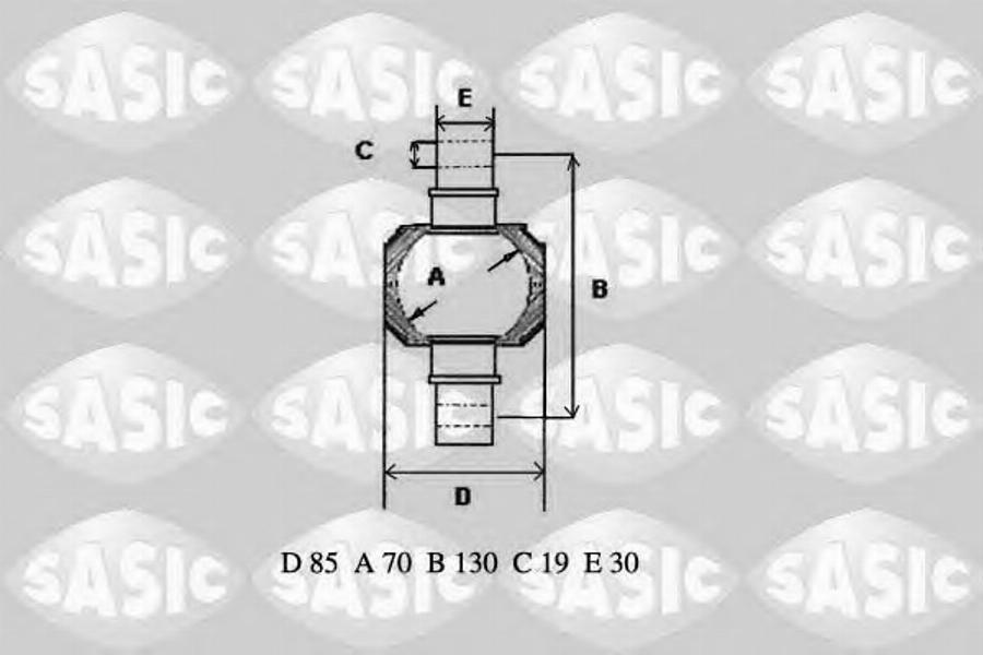 Sasic T771006 - Kit riparazione, Braccio oscillante autozon.pro