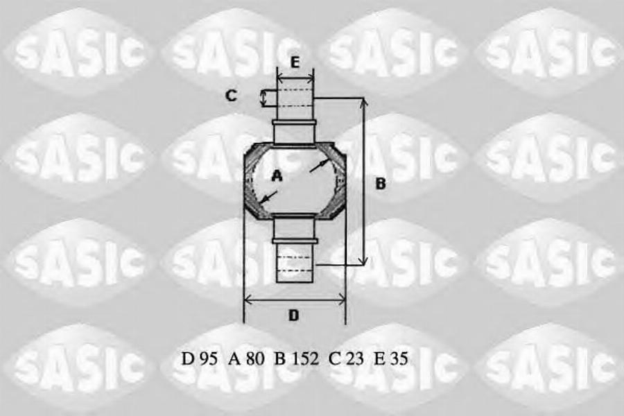 Sasic T772010 - Kit riparazione, Braccio oscillante autozon.pro