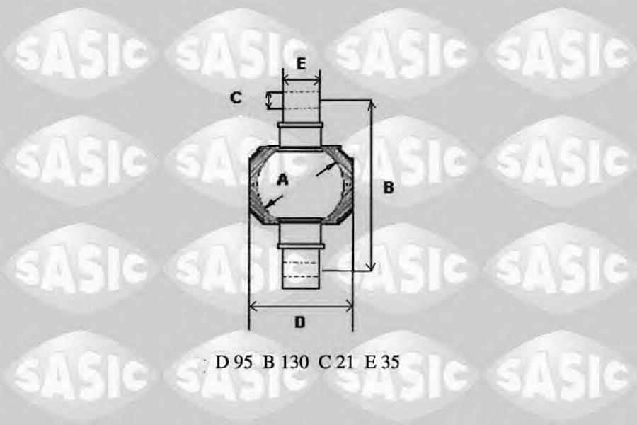 Sasic T772017 - Kit riparazione, Braccio oscillante autozon.pro