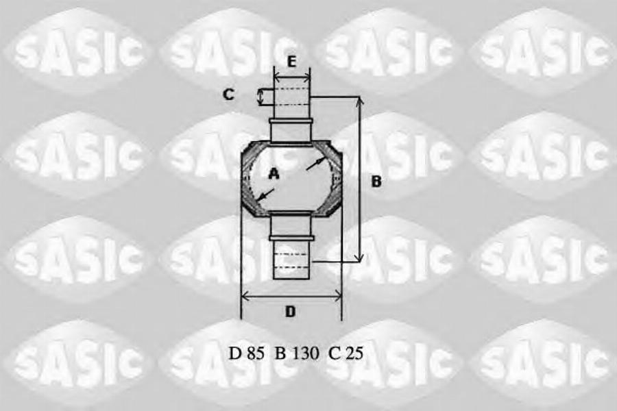 Sasic T777001 - Kit riparazione, Braccio oscillante autozon.pro