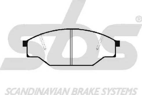 SBS 1501229963 - Kit pastiglie freno, Freno a disco autozon.pro