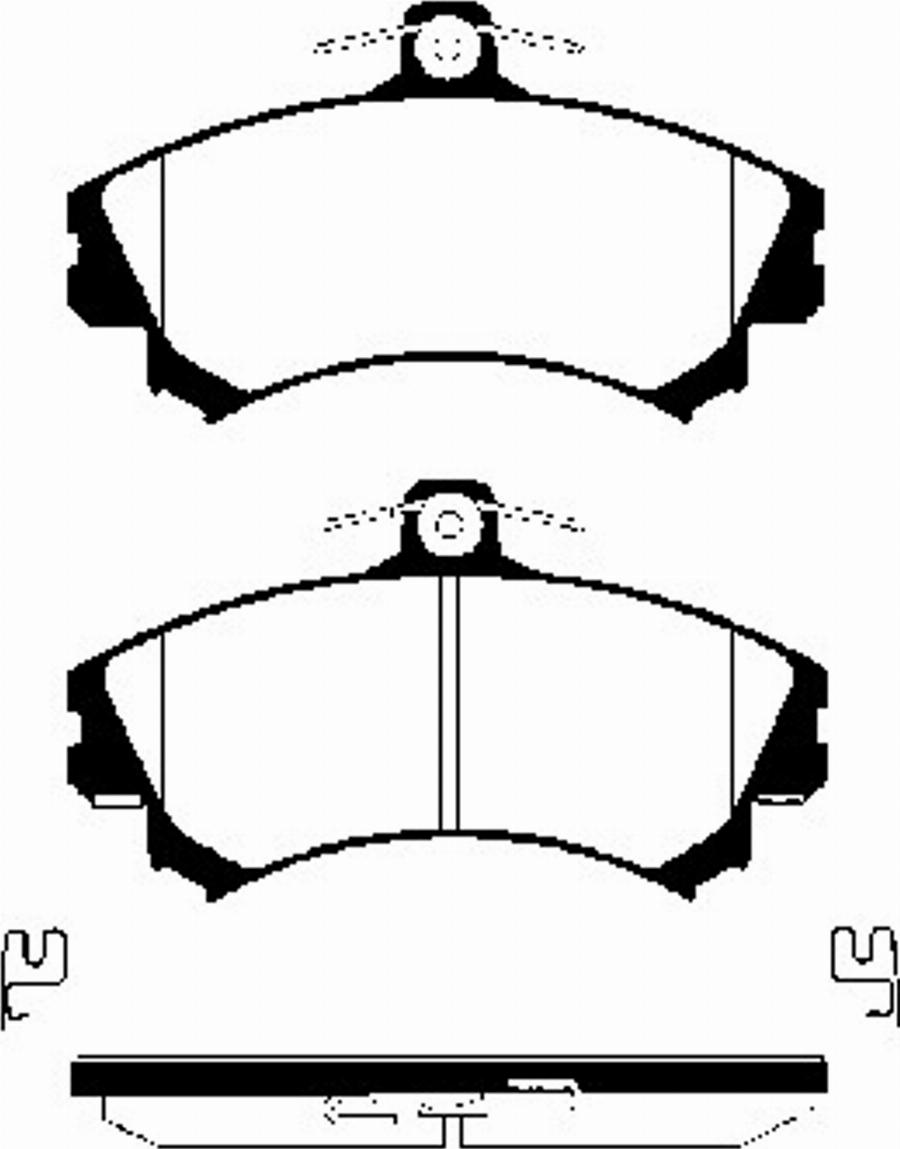 SBS 1501229977 - Kit pastiglie freno, Freno a disco autozon.pro