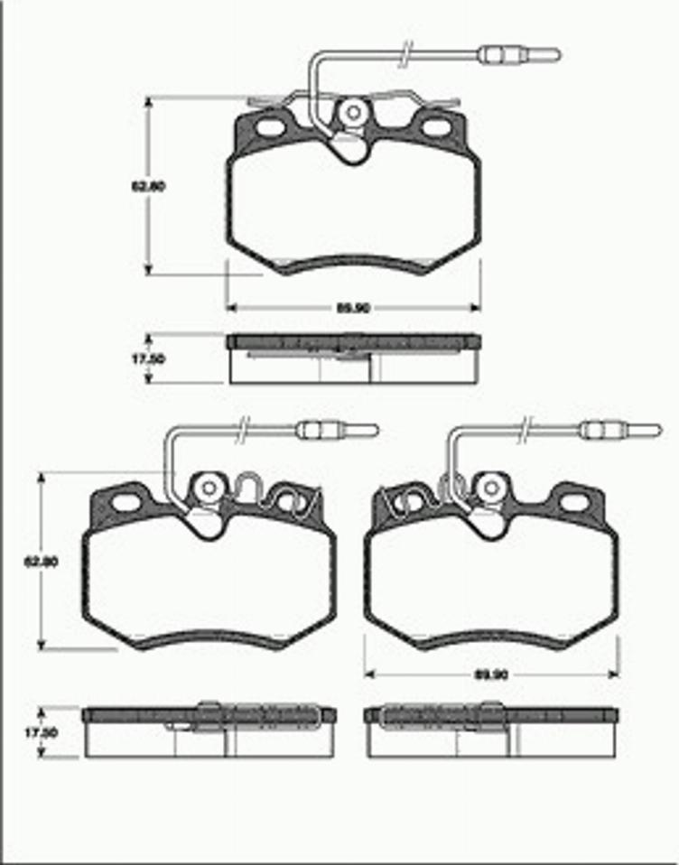 SBS 1501221924 - Kit pastiglie freno, Freno a disco autozon.pro