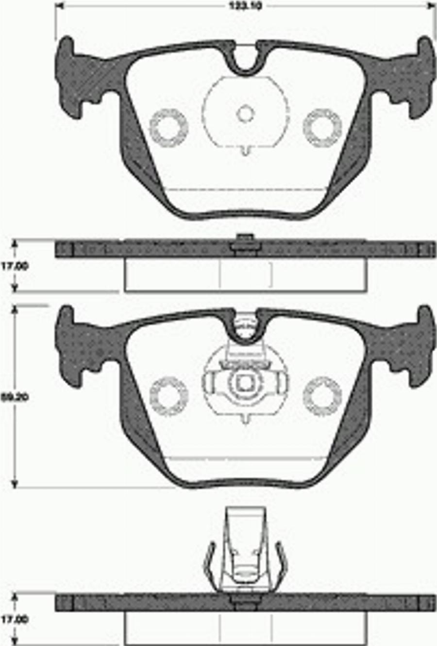 SBS 1501221518 - Kit pastiglie freno, Freno a disco autozon.pro