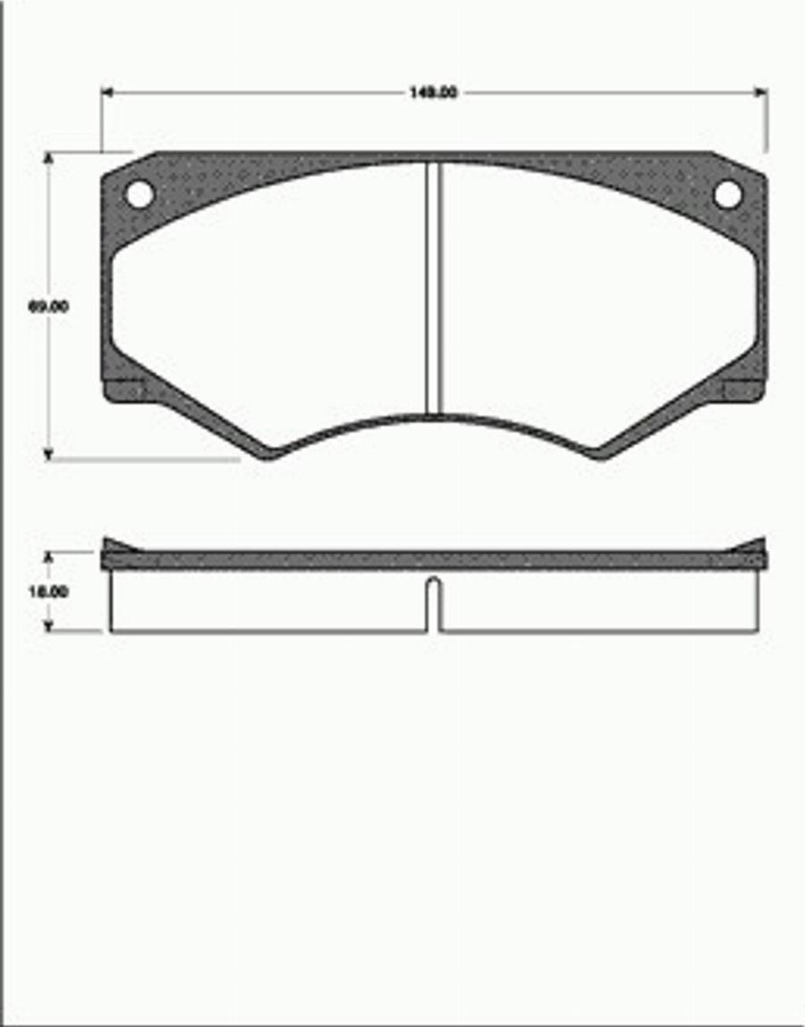 SBS 1501223305 - Kit pastiglie freno, Freno a disco autozon.pro