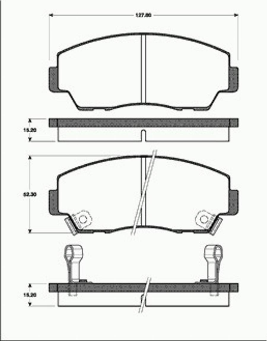 SBS 1501223219 - Kit pastiglie freno, Freno a disco autozon.pro