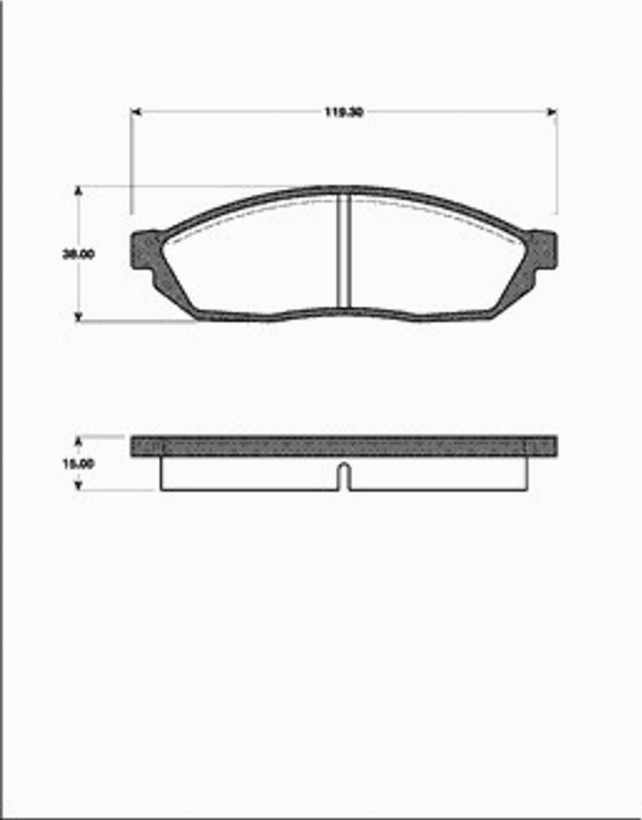 SBS 1501222603 - Kit pastiglie freno, Freno a disco autozon.pro