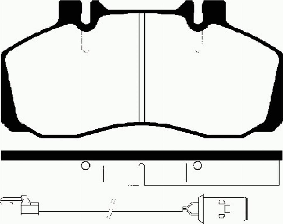 SBS 1501222353 - Kit pastiglie freno, Freno a disco autozon.pro