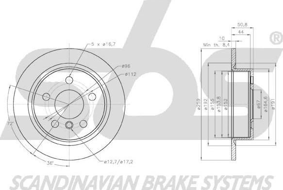 SBS 1815314049 - Discofreno autozon.pro