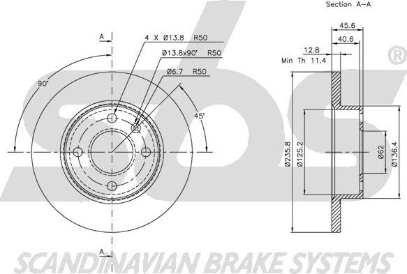 SBS 1815314305 - Discofreno autozon.pro