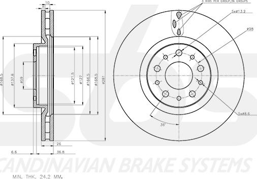 SBS 1815312371 - Discofreno autozon.pro