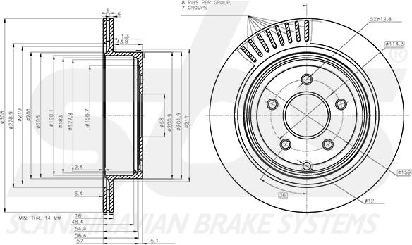 SBS 1815312271 - Discofreno autozon.pro