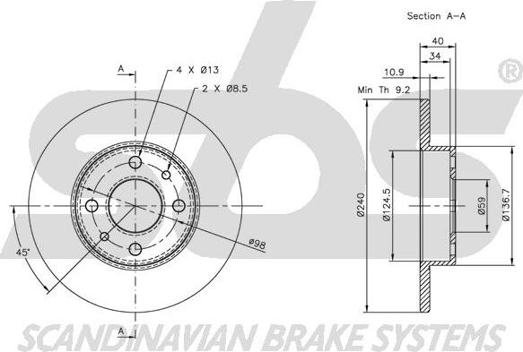 SBS 1815319922 - Discofreno autozon.pro