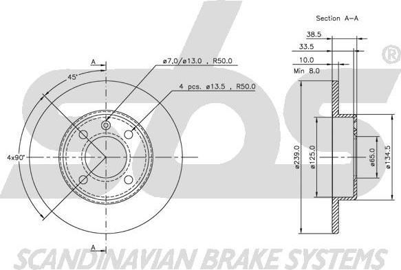 SBS 1815204704 - Discofreno autozon.pro