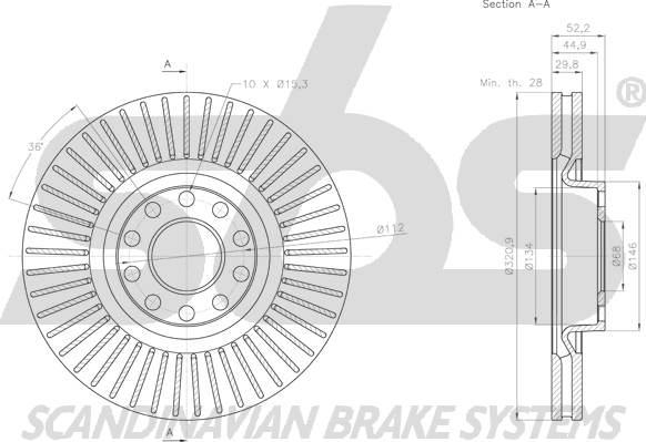 SBS 18153147140 - Discofreno autozon.pro