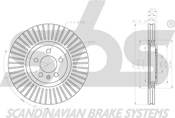 SBS 18153147165 - Discofreno autozon.pro