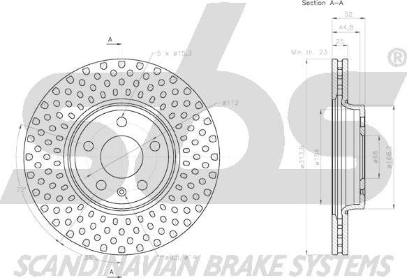 SBS 18152047132 - Discofreno autozon.pro