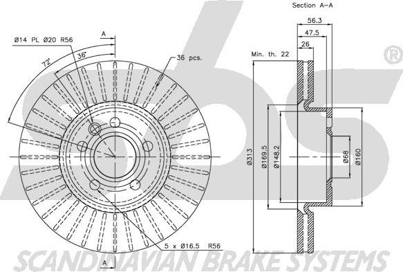 SBS 1815204783 - Discofreno autozon.pro