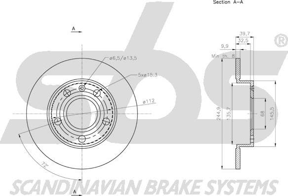 SBS 1815204778 - Discofreno autozon.pro