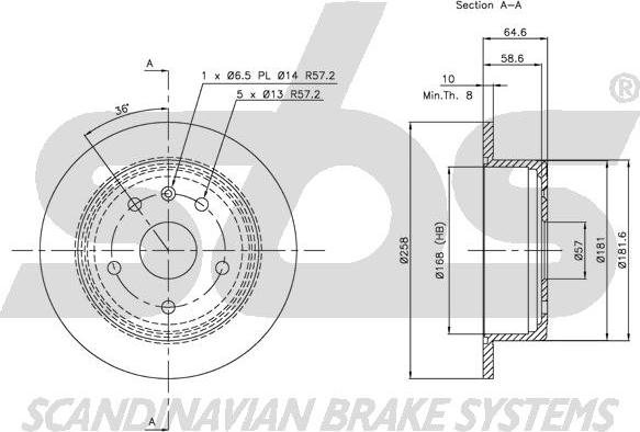 SBS 1815205005 - Discofreno autozon.pro