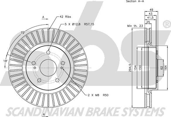 SBS 1815205216 - Discofreno autozon.pro