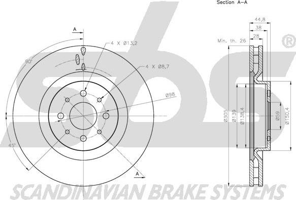 SBS 1815201029 - Discofreno autozon.pro