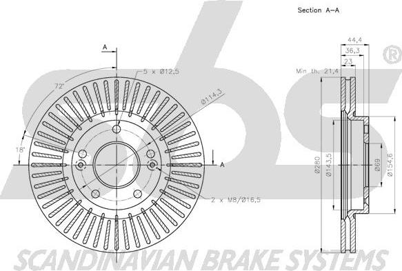 SBS 1815313445 - Discofreno autozon.pro