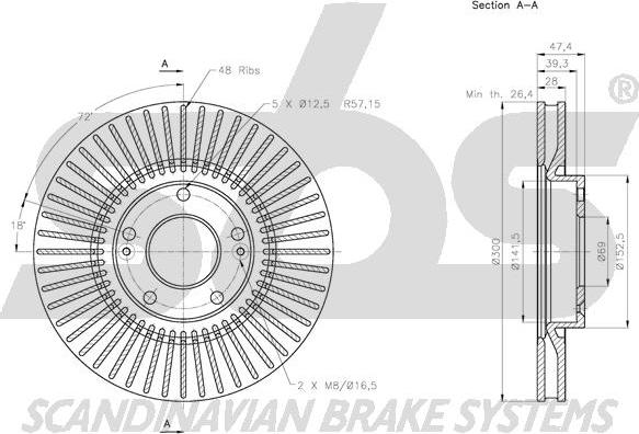 SBS 1815203433 - Discofreno autozon.pro