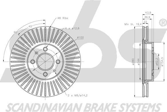 SBS 1815203536 - Discofreno autozon.pro