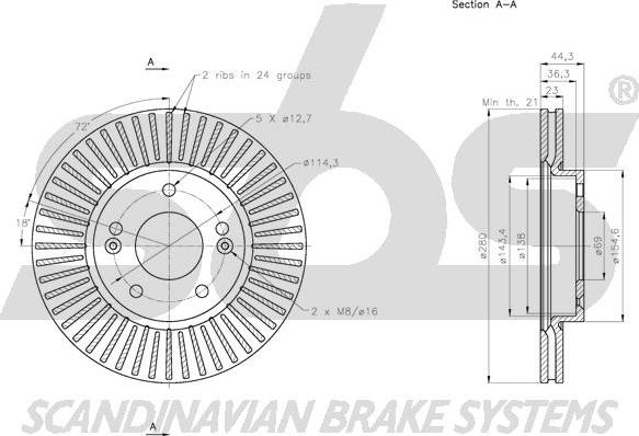 SBS 1815203538 - Discofreno autozon.pro