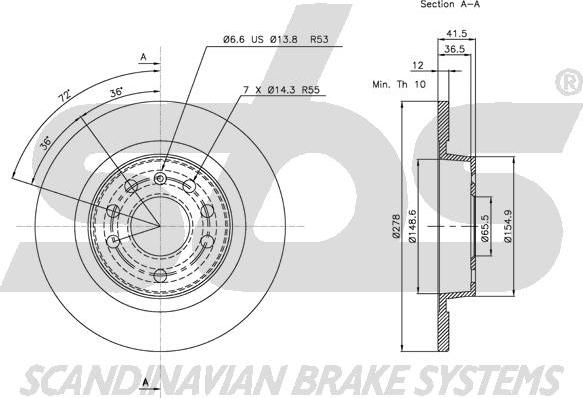 SBS 1815203646 - Discofreno autozon.pro