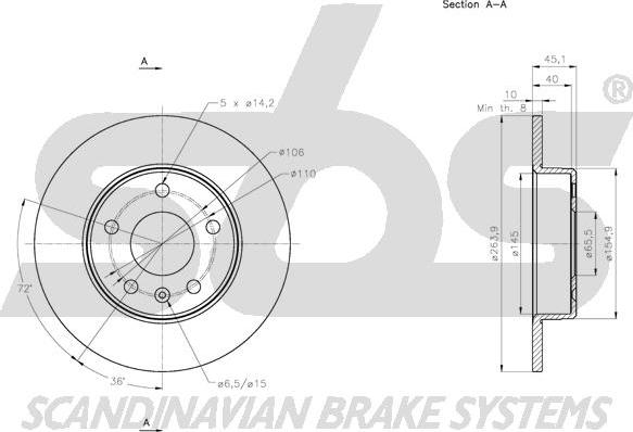 SBS 1815313674 - Discofreno autozon.pro