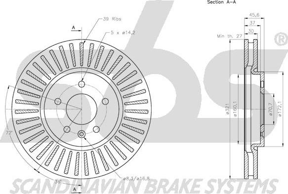 SBS 1815313675 - Discofreno autozon.pro