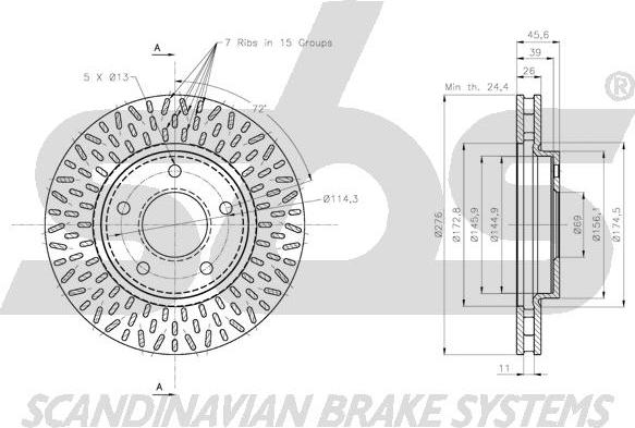 SBS 1815203057 - Discofreno autozon.pro