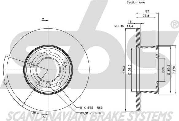 SBS 1815203315 - Discofreno autozon.pro