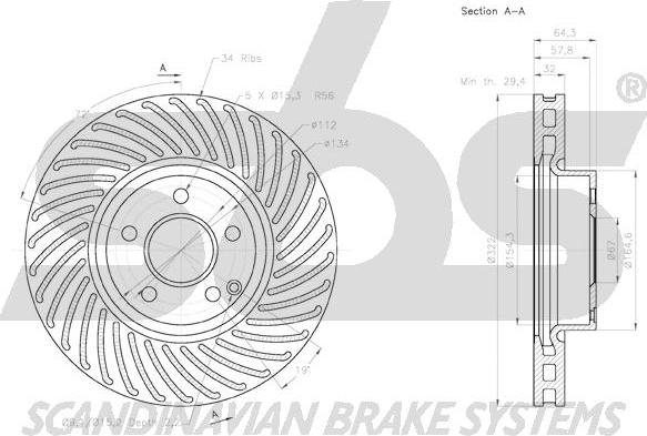 SBS 1815.2033103 - Discofreno autozon.pro