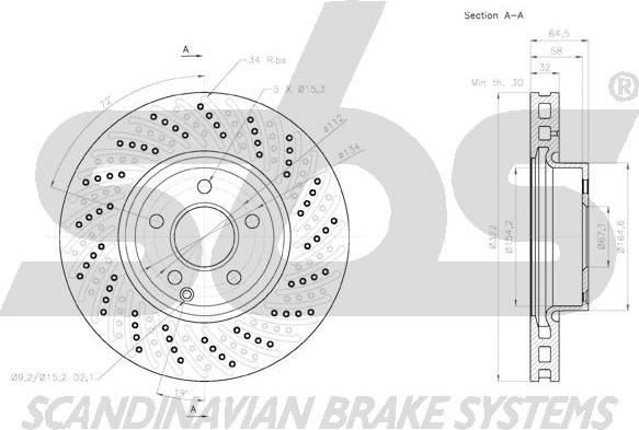 SBS 1815.2033102 - Discofreno autozon.pro