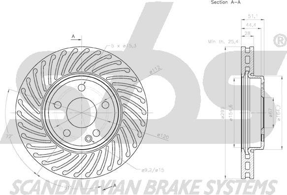 SBS 18153133125 - Discofreno autozon.pro