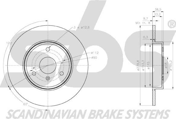 SBS 18152033128 - Discofreno autozon.pro