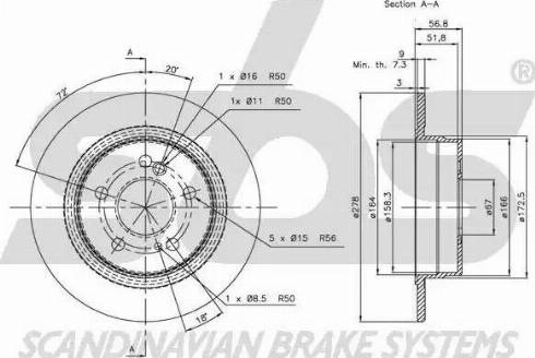 SBS 1815203312 - Discofreno autozon.pro