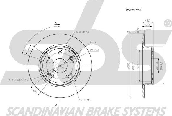 SBS 1815.202650 - Discofreno autozon.pro