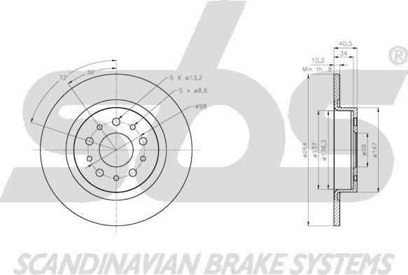 SBS 1815202369 - Discofreno autozon.pro