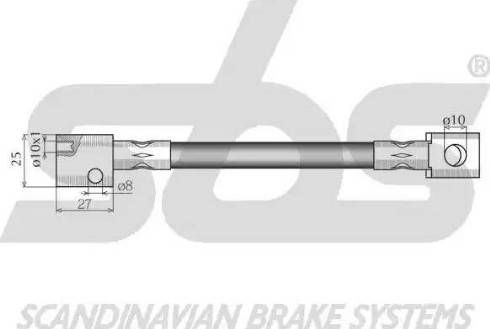 SBS 1330853635 - Flessibile del freno autozon.pro