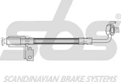 SBS 1330852583 - Flessibile del freno autozon.pro