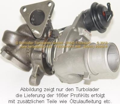 Schlütter Turbolader 166-09050 - Turbocompressore, Sovralimentazione autozon.pro